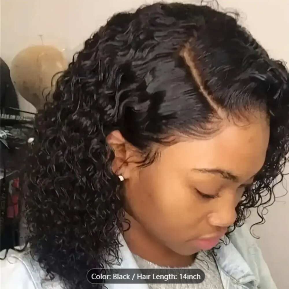 Human Wig, For Woman, Pixie Cut Wig, No Glue Wig 14 Inch